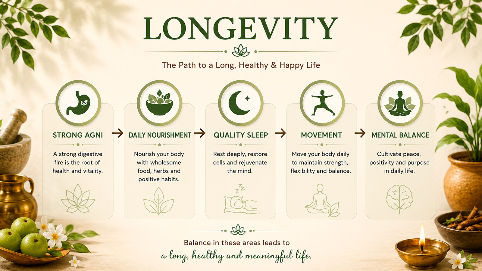Ageing Gracefully: Integrating Ayurveda & Wellness into Daily Routines for Longevity