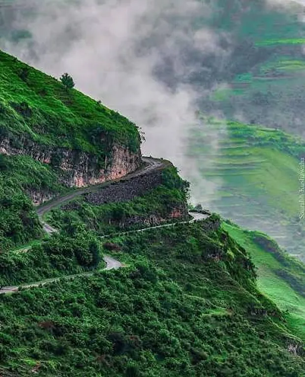 The road through the mist